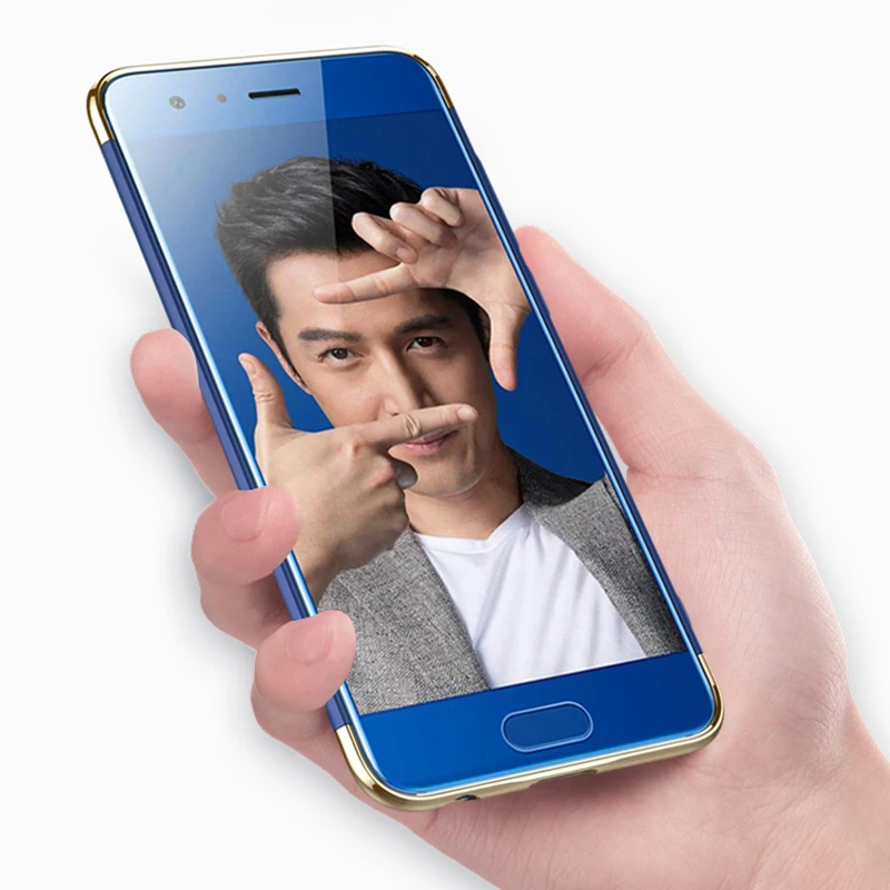 Чехол UPaitou для Huawei Honor 9 роскошный защитный чехол задней панели 3 в 1 жесткий