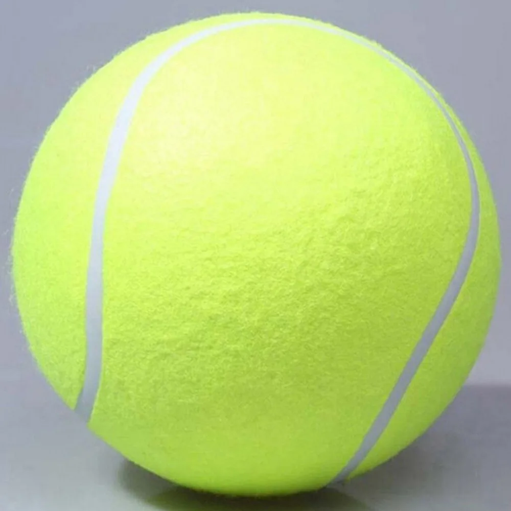 24 см собака теннисный мяч гигантский Pet игрушка жевательная для собаки Подпись