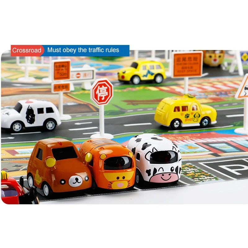 Дорожный Коврик для детей игровой коврик детская дорожная карта игрушки