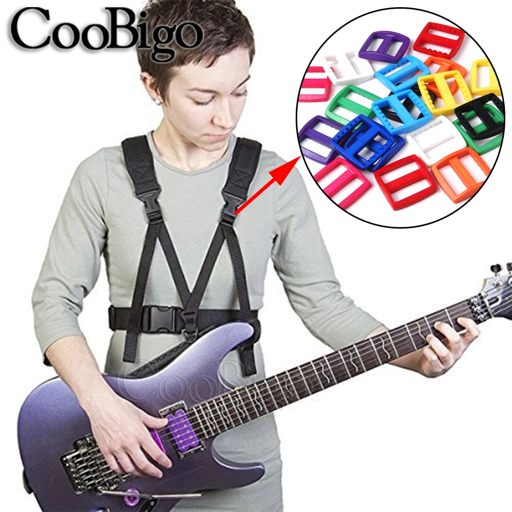 10 шт. трехскользящая пряжка-слайдер регулируемый пластиковый красочный 25 мм для