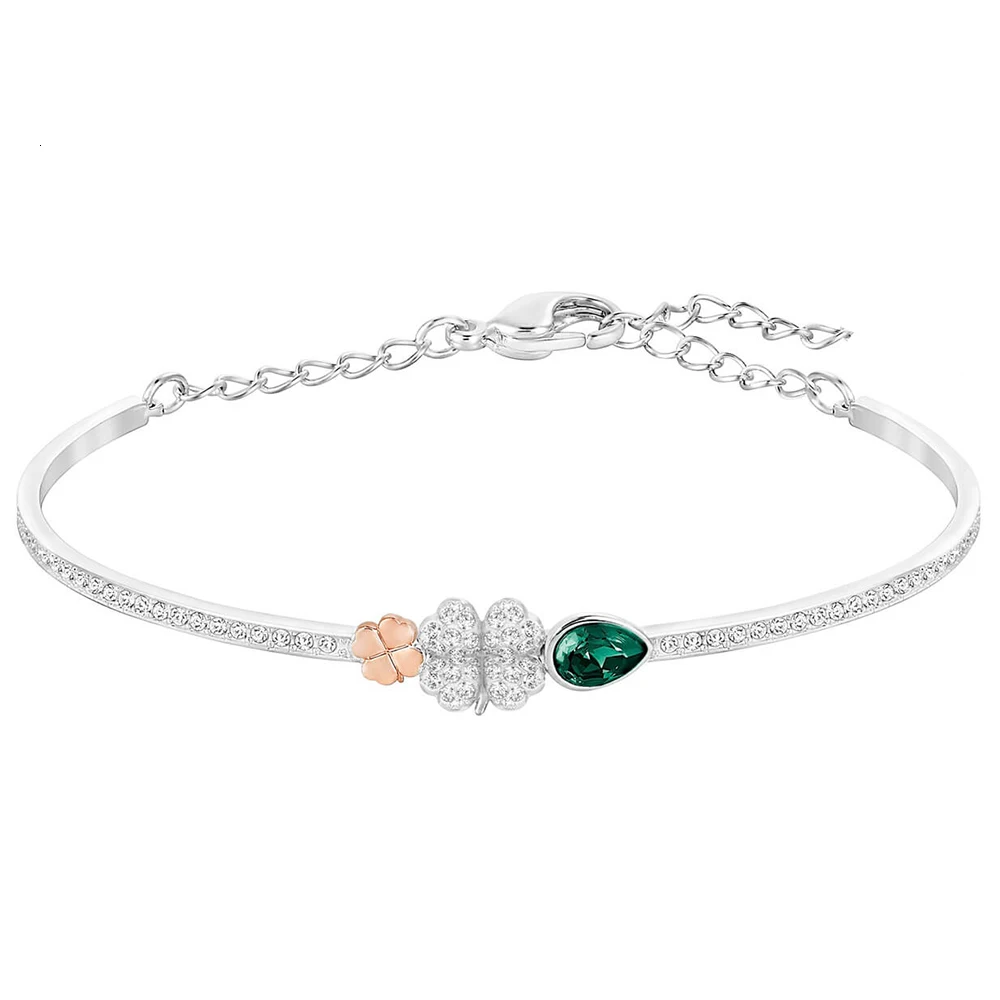Новинка 2019 г. браслеты MANDY с изображением счастья из четырех зеленых дам