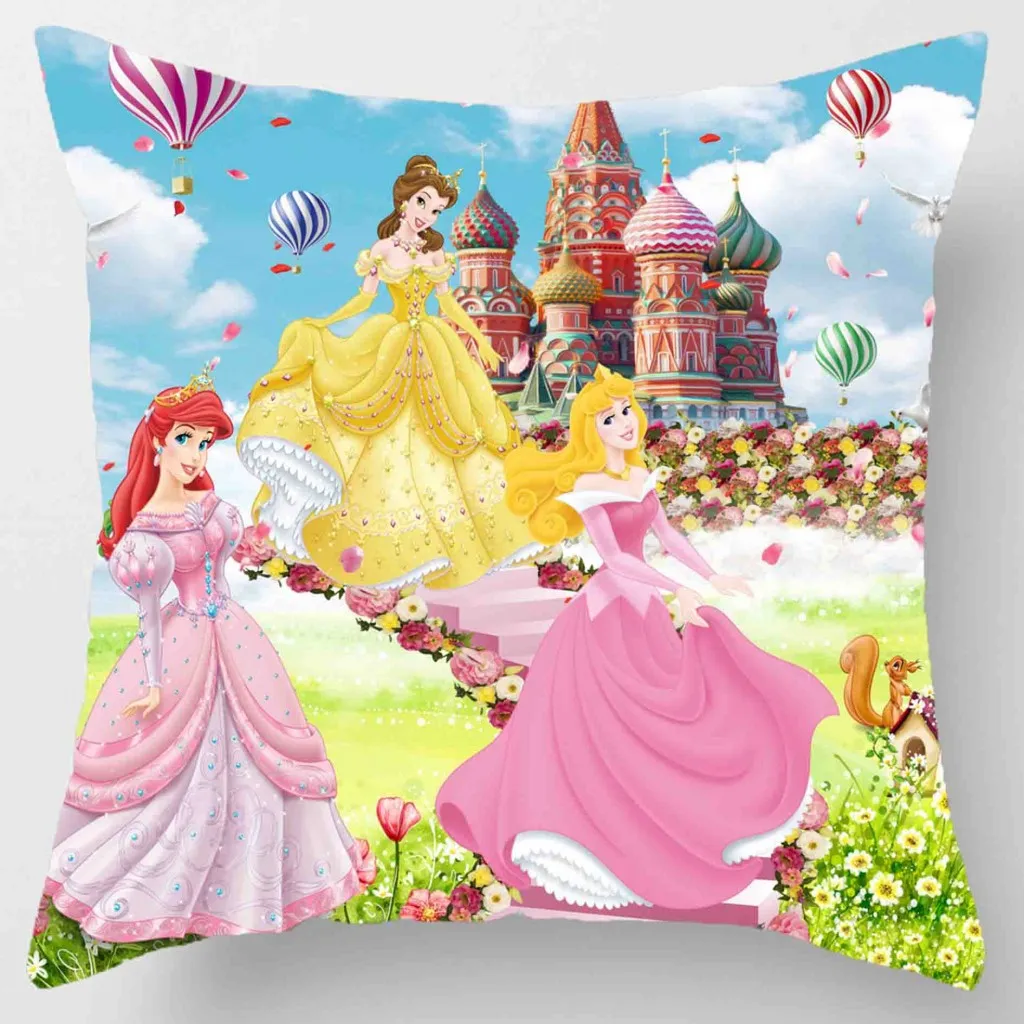 

Disney Princess Cinderella Bella Women Decorative/nap Pillow Cases Cushion Cover 1 Piece on Bed Sofa Children Birthday Gift