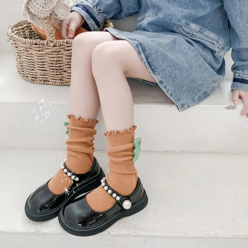 

Разноцветные носки-трубы для девочек, детские носки