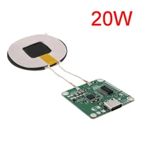 20w high power 5v 13 5v fast charging wireless charger transmitter module type c usb coil qi universal for phone battery