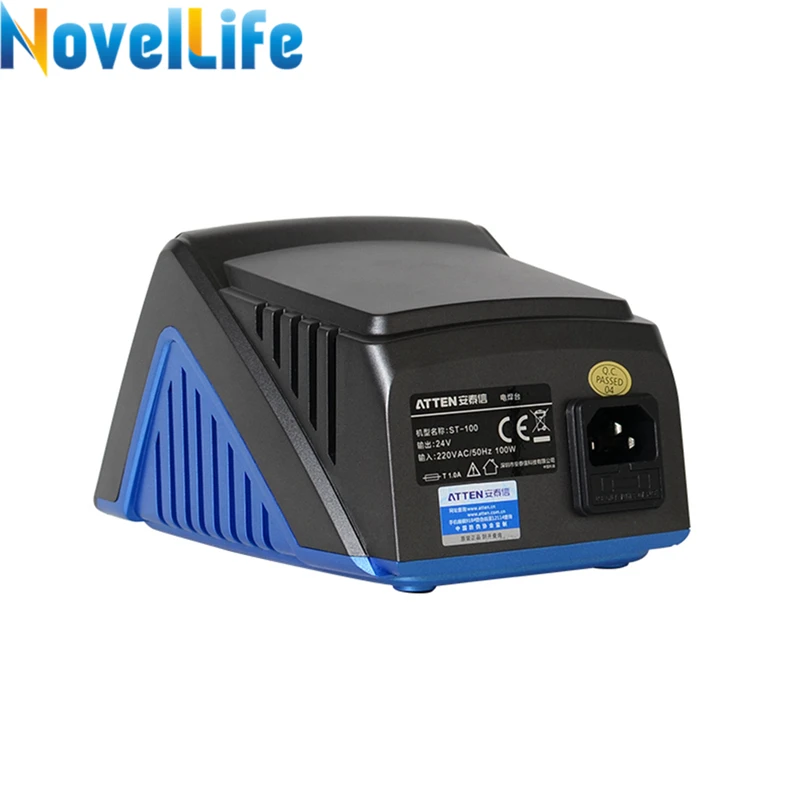 60 Вт 80 Вт 100 Вт Регулируемая Температура электрическая паяльная станция цифровая паяльная станция для ЖК-дисплей Дисплей состояния заданием будильника ESD ST-60 ST-80 ST-100