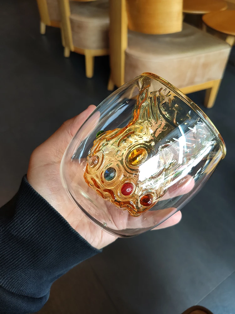 Новые креативные бесконечные перчатки чашка для воды Кошачий коготь Двухслойное