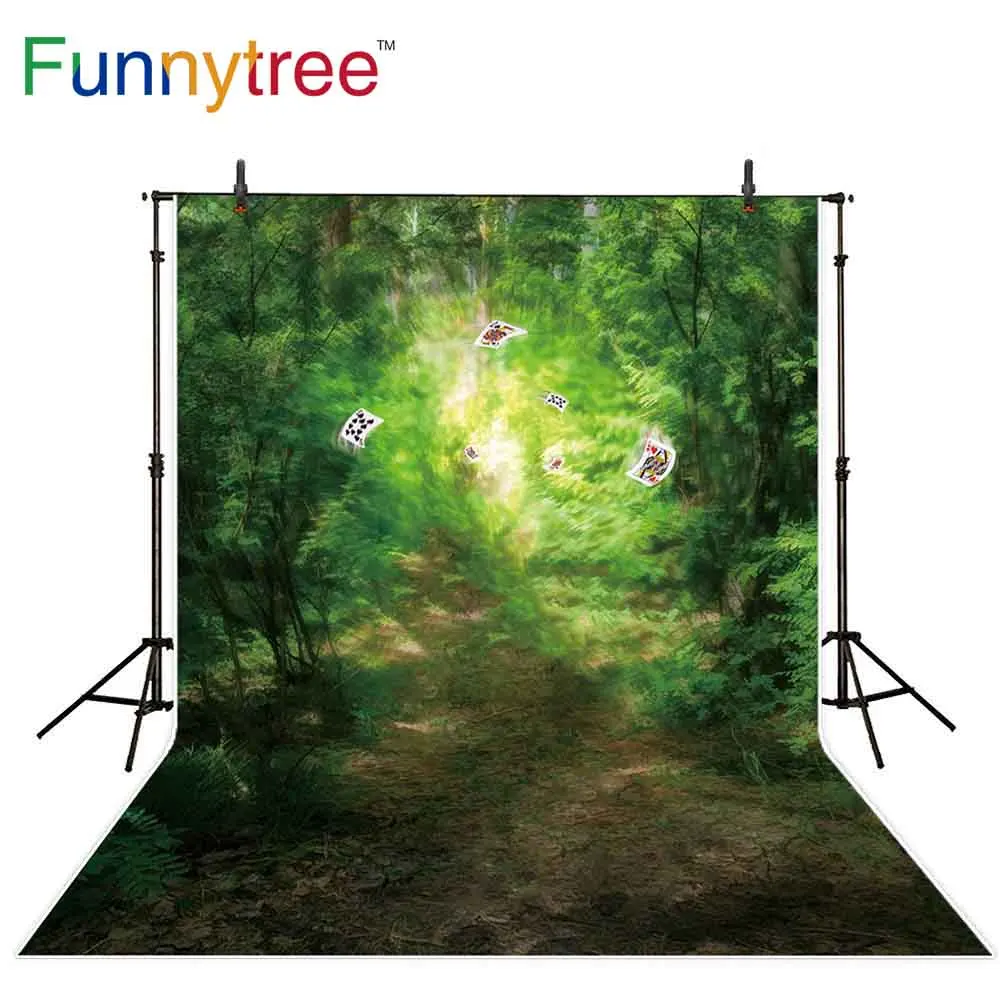 

Фон Funnytree для студийной фотосъемки «Алиса в стране чудес»