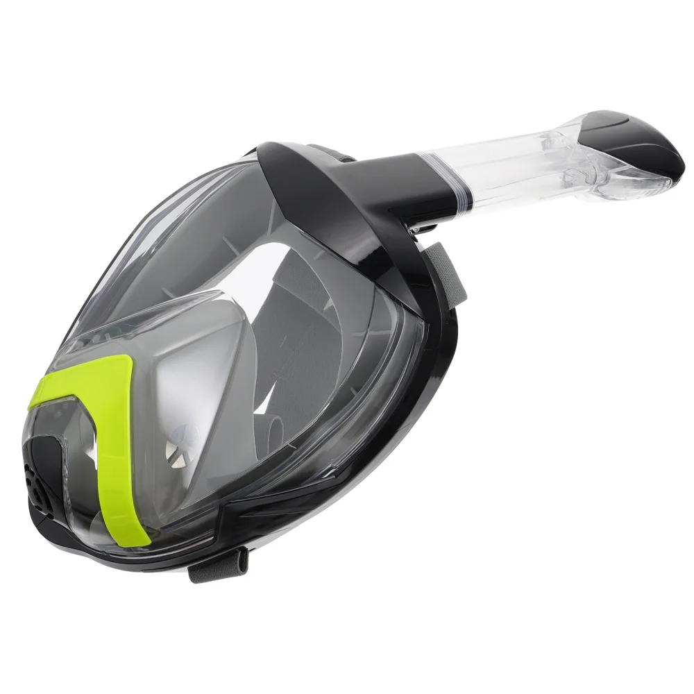 

1pc Full Dry Snorkel Mask Panoramic Free Diving Mask Adults Snorkeling Gear