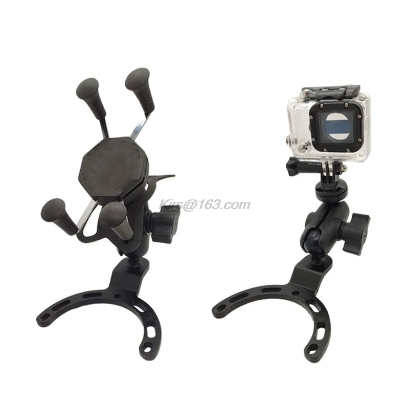 Motorcycle Gas Tank Mount GPS Phone Camera Bracket Holder for Honda Yamaha Kit | Мобильные телефоны и аксессуары