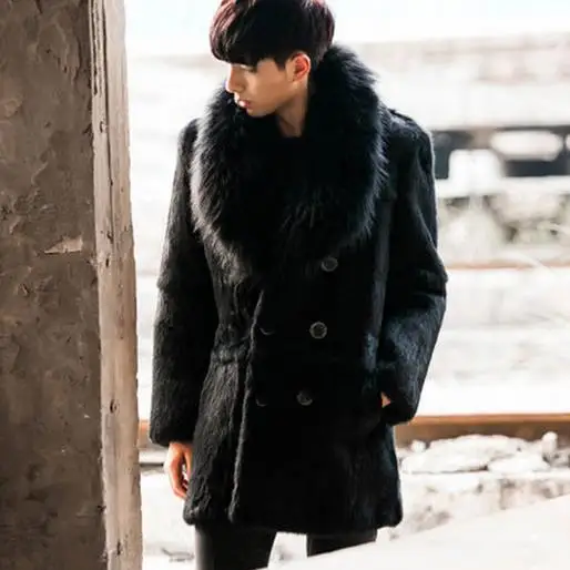 Леопардовые мужские пальто из искусственного меха 2020 мужская зимняя куртка