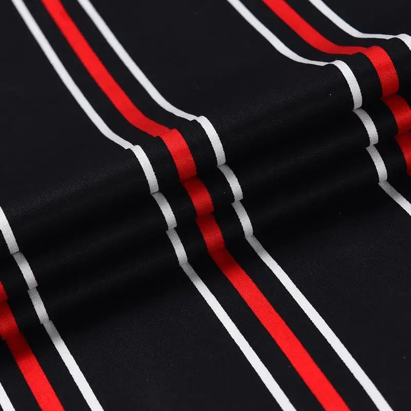 

Men's Short Sleeve Multi-Color Striped Shirts Comfortable Cotton Smart Casual Standard-fit Button Down Collar Easy Care Shirt