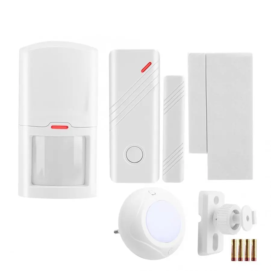 Door Stop Alarm Wireless Security 1 Sound Light Siren Infrared Sensor Magnetic (JD11+03D+03B) HOT | Безопасность и защита