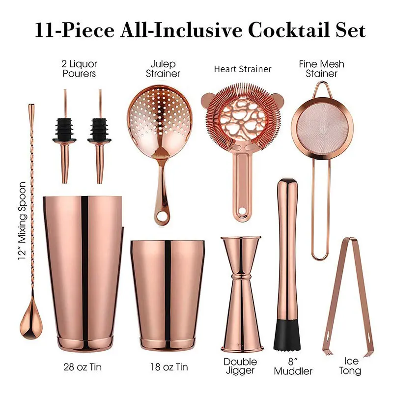 Шейкер 11 шт. светодиодный свет бар набор бытовой Вечерние и т. д. из розового