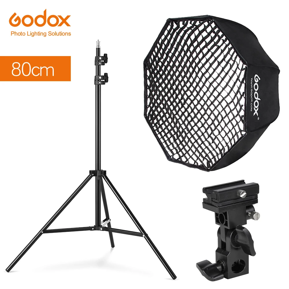 Восьмиугольный Зонт Godox 80 см софтбокс стойка светильник зонт горячий башмак