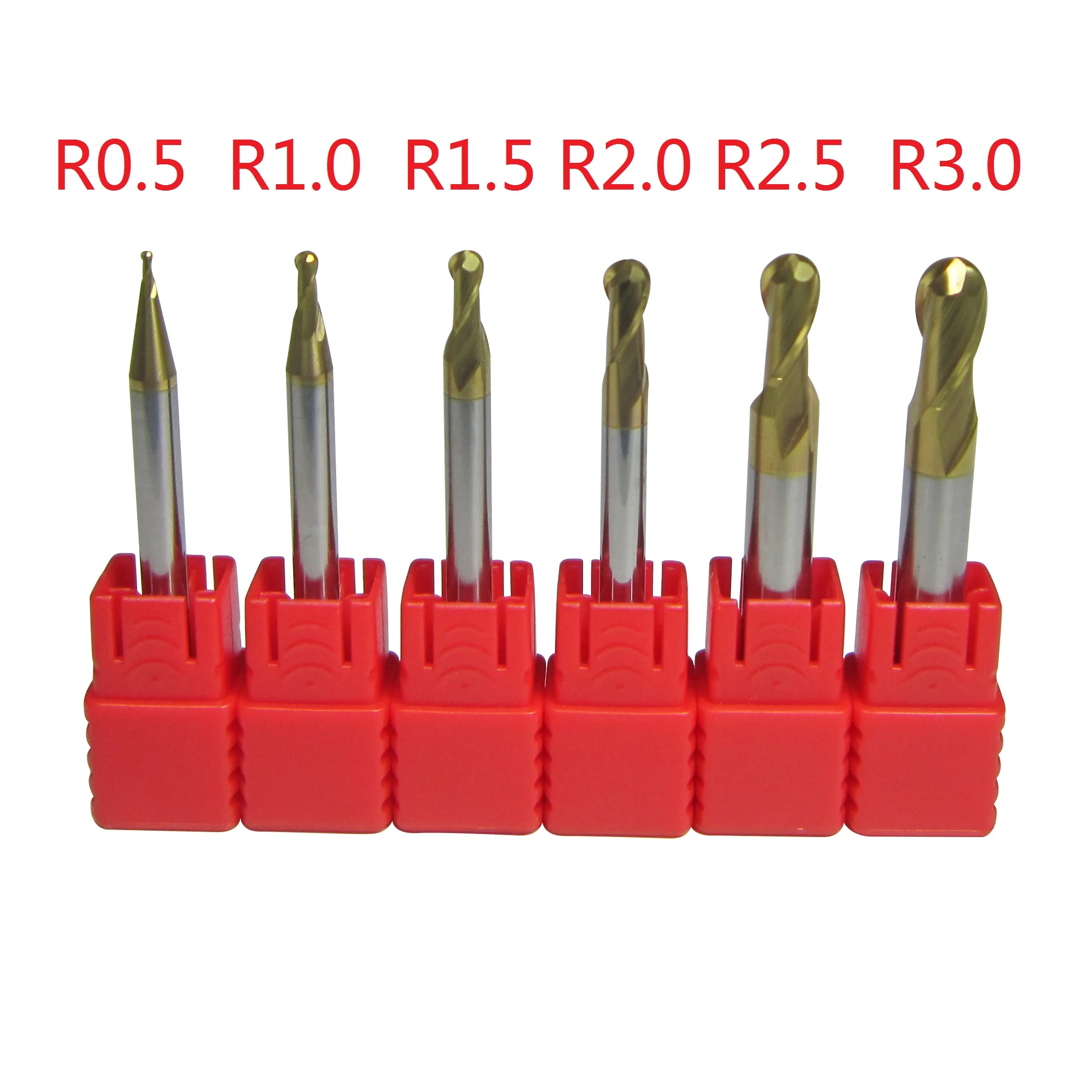 Фрезерные Фрезы с ЧПУ для металлообработки 6 шт. радиус 0 5 1 2 3 мм|cnc knife|cnc retrofitcnc surface