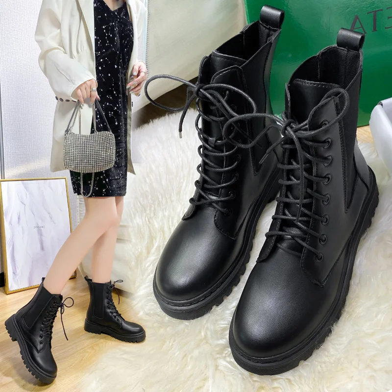 

Fashion Martin boots 2022 autumn new boots motorcycle boots women's thick-soled short boots