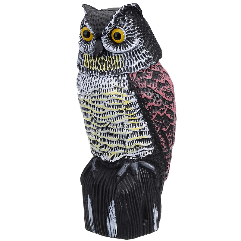 Реалистичная вращающаяся голова Mayitr приманка для защиты совы репеллент пугал