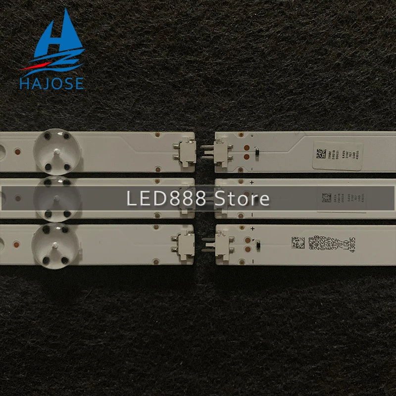 6 шт./лот полоска светодиодный 43LH51_FHD _ Тип L для LG 43LH5100 43LH590V 43 дюйма использовать 100%