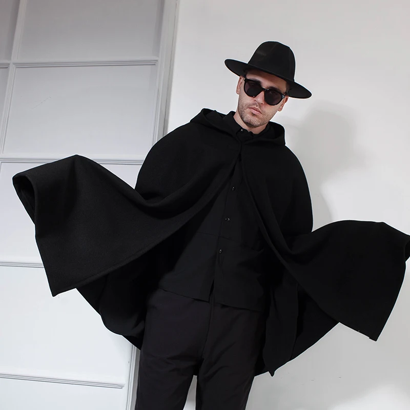 Шерстяное пальто длинное британский стиль Корейская версия свободное с