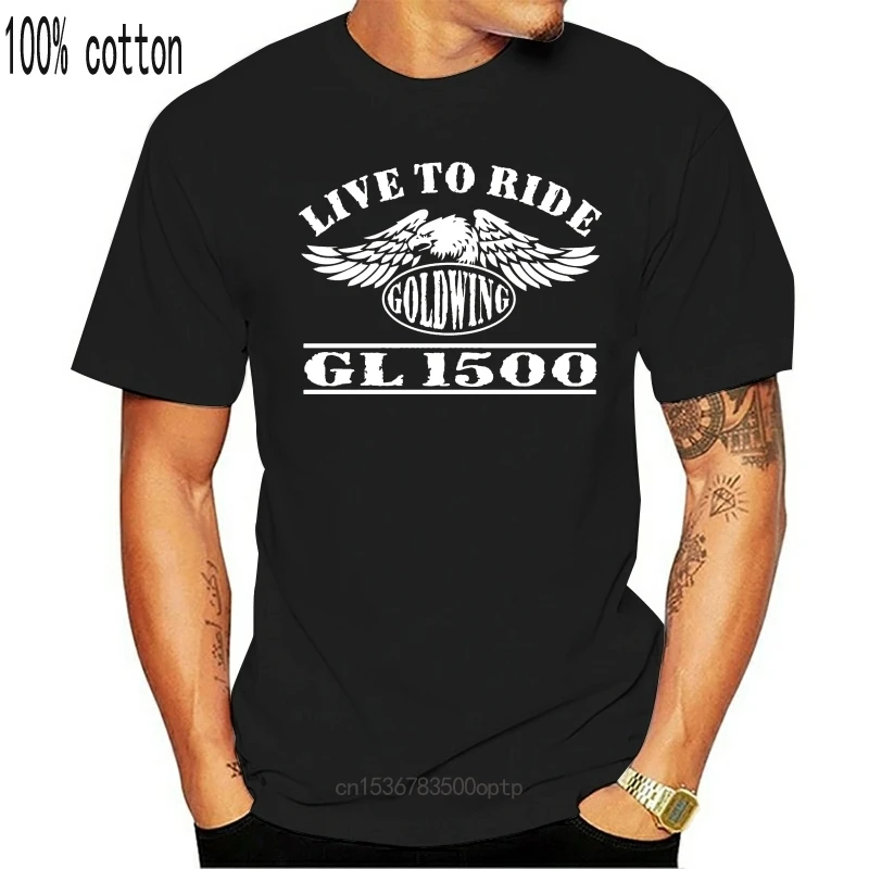 

2021 New Summer Tee Shirt New Japanese Motorcycle Goldwing GL 1500 GL1500 Motorcycle T-Shirt (RP) Cool T-shirt