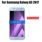Закаленное стекло для Samsung Galaxy A5 2017, 2 шт., Защитное стекло для экрана SamsungA5 sansung A 5 5A A520 2017, пленка, защитное стекло