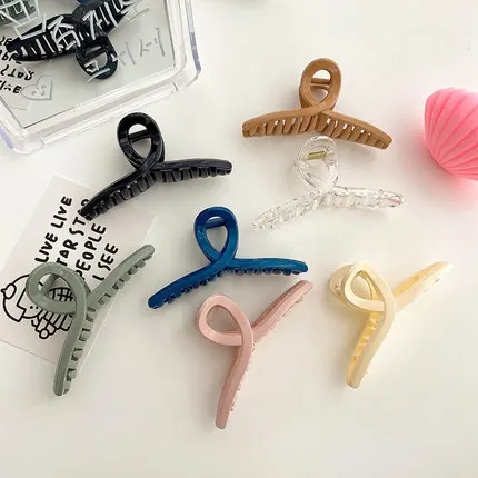 Модная новинка большая заколка для волос краб большого размера заколки из смолы