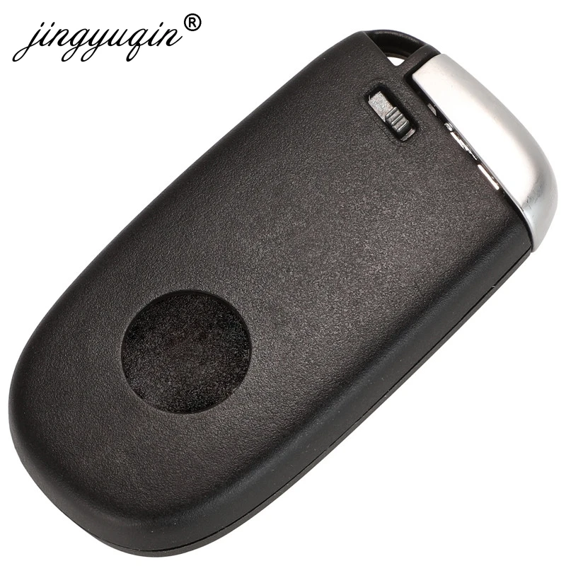 jingyuqin smart remote key fob 433mhz 4a chip 45 button for fiat 500 500l 500x 2016 sip22 blade original keylessgo fob control free global shipping