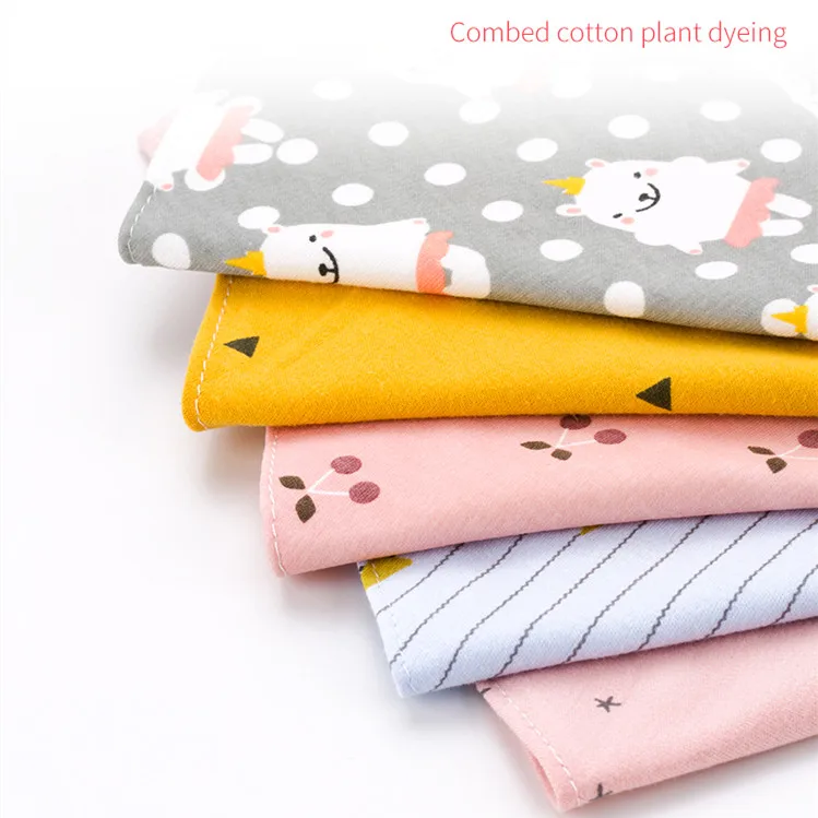 5 шт./3 шт./лот детские нагрудники бандана нагрудник слюнявчик ткань с принтом