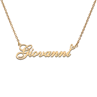 god with love heart personalized character necklace with name giovanni for best friend jewelry gift