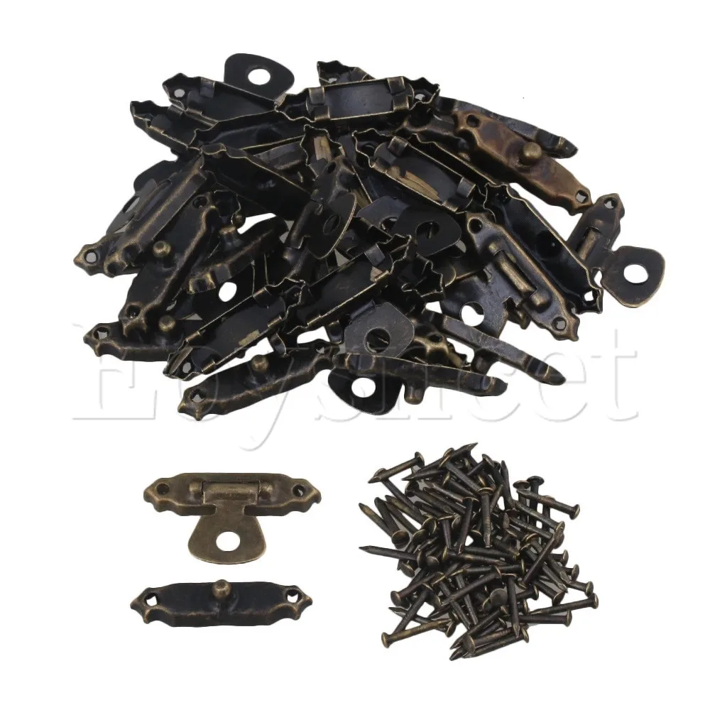 10 шт Мини ящик для украшений коробка пряжки Переключить Засов железа фиксатор