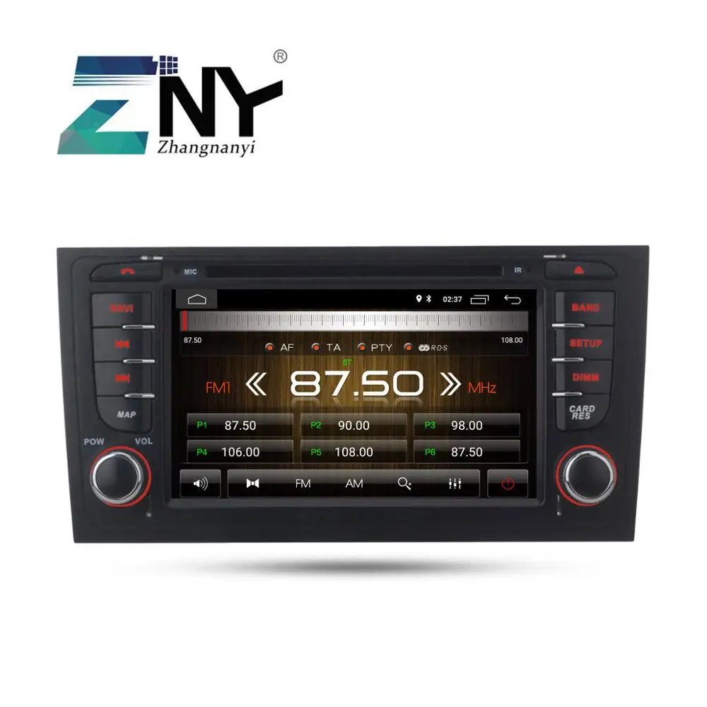 7 &quotHD Android 8 1 автомобильный DVD для Audi A6 S6 RS6 1997 + Авто Радио FM RDS gps навигация WiFi Аудио