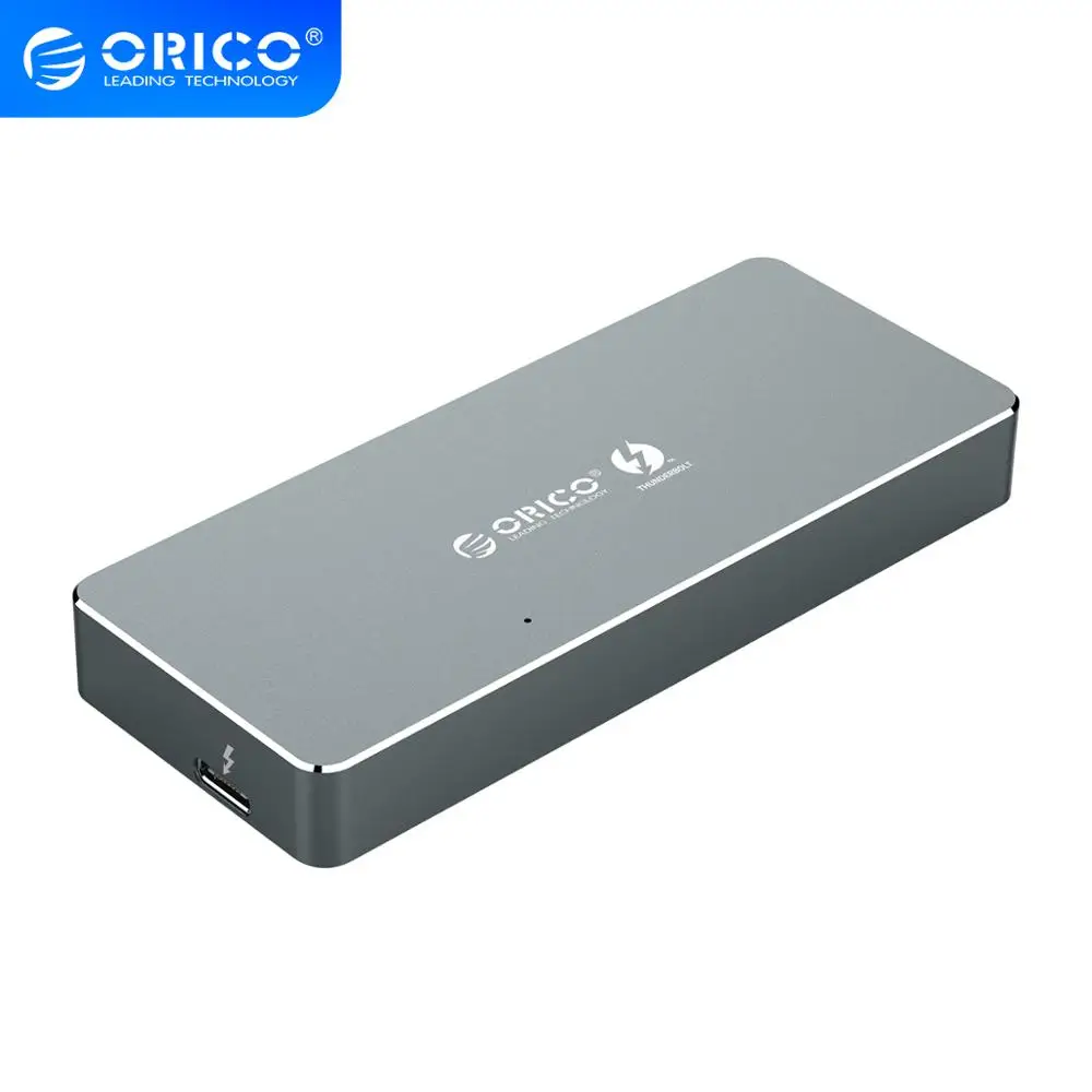ORICO Thunderbolt 3 40 Гбит/с SSD чехол NVME M.2 корпус 2 ТБ алюминиевый Type C с к кабель для Mac