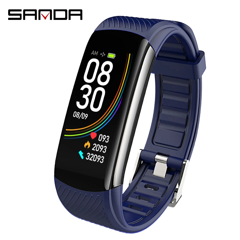 

Fashion Sanda Top Brand New C6t Smart Watch Sport Monitoring Body Temperature Bracelet Multi-Function Reminder Smart Sport Watch