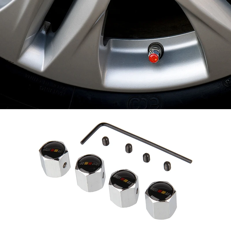 Автомобильный Стайлинг противоугонные колпачки для стержней клапана Mitsubishi Ralliart