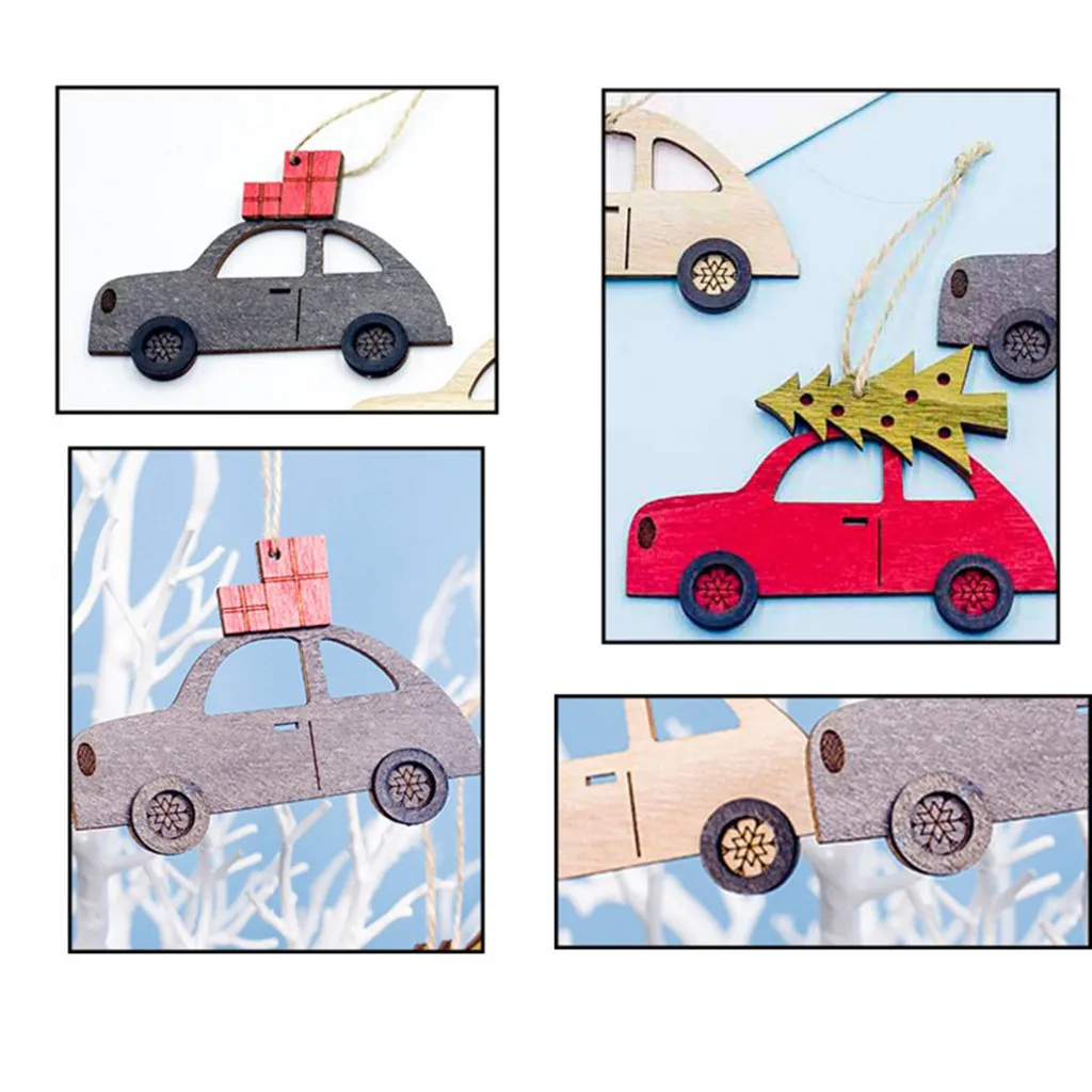 Аксессуары для домашнего декора елочные украшения деревянные расписные