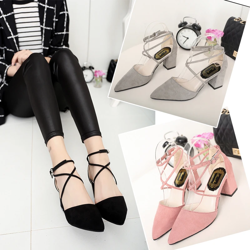 

Женские босоножки на высоком толстом каблуке, однобортные римские сандалии с ремешком на каблуке, новинка 2021