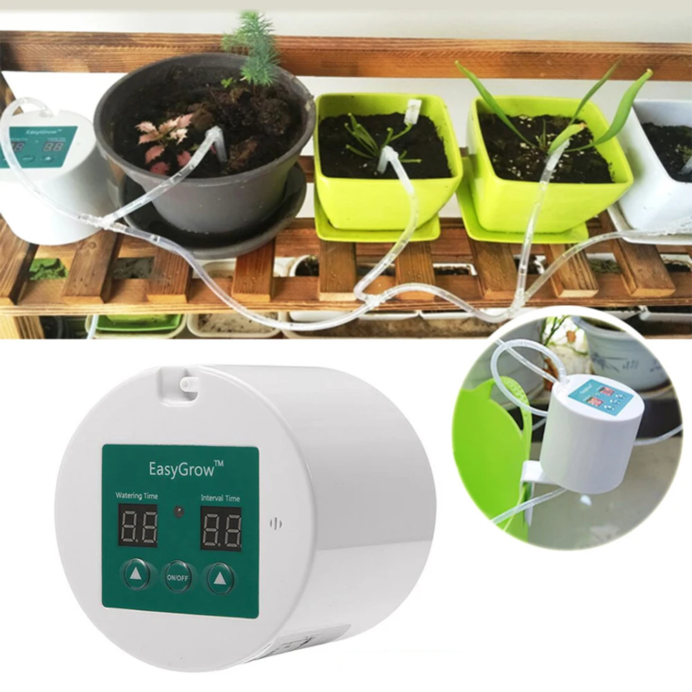

33pcs Auto Indoor Garden Pump Controller Drip Irrigation Potted Plant Timer Greenhouse Home Automatic Watering Device