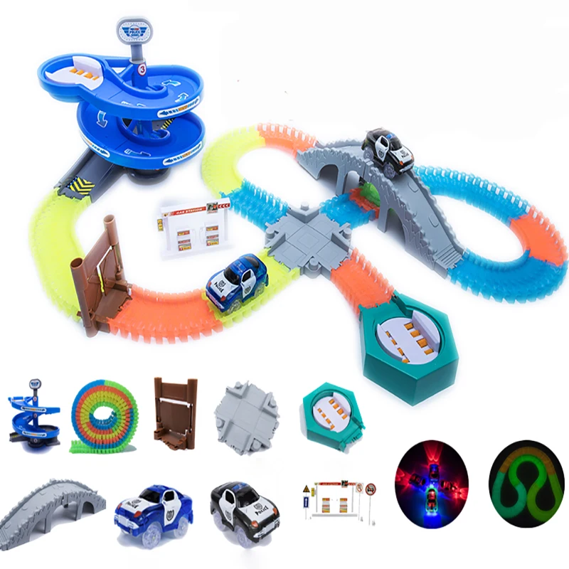 2020 железная дорога волшебный гоночный трек игровой набор обучающий гибкий