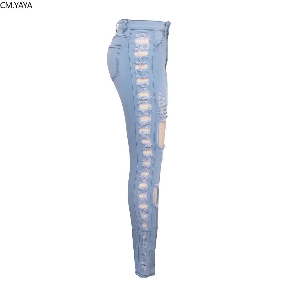 2019 Новый осень зима Джинсы женские джинсовые штаны Для женщин Высокая талия