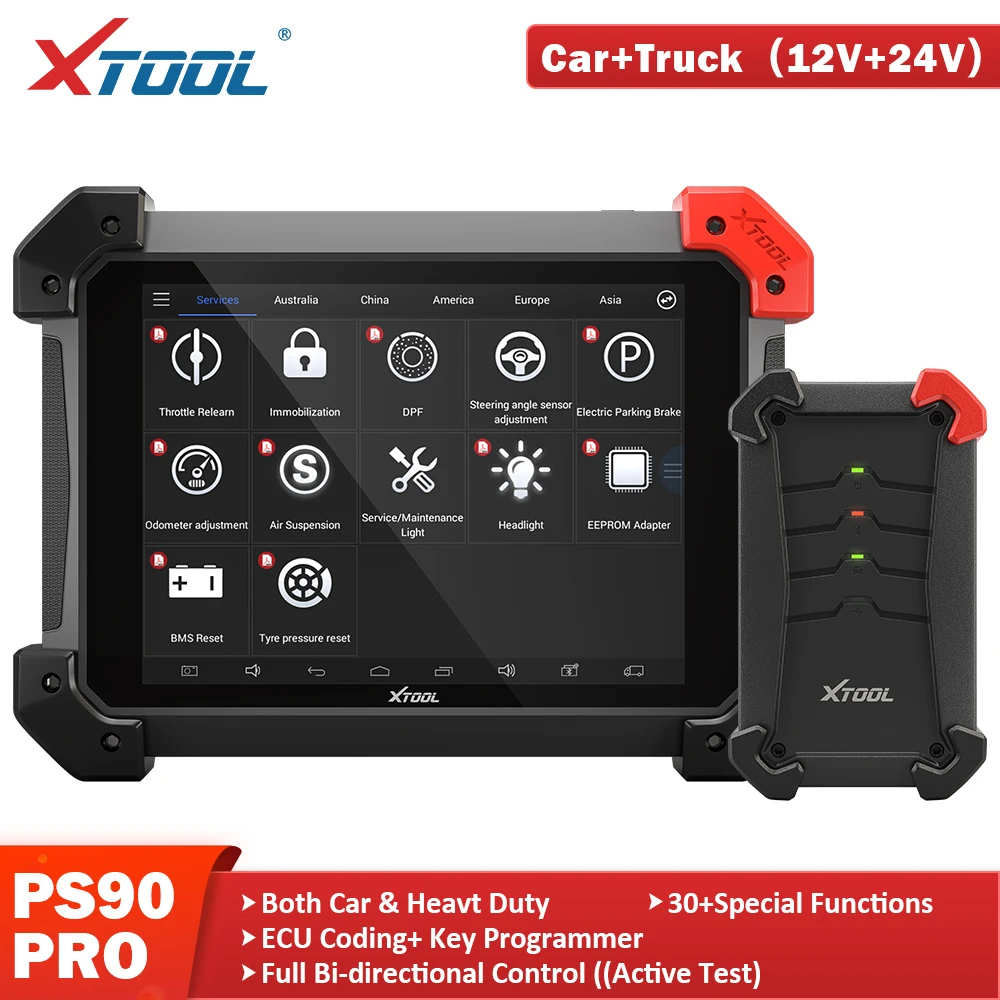 PS90 PRO 9 7 дюйма Bluetooth сверхмощный диагностический инструмент для автомобилей и