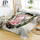 Птица от Jp.pemapsorn кровать лист кран в китайском стиле плоский лист акварельное искусство покрывала 1-шт Хризантема цветок drap de lit