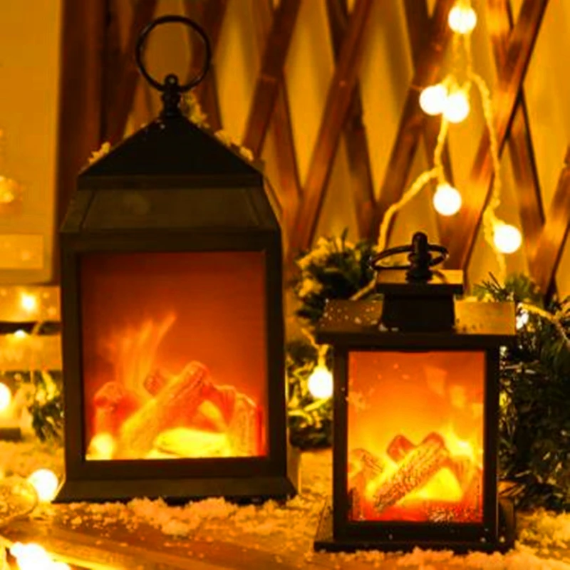 

LED Creative Home Fireplace Lights USB Flame Modeling Lights Nordic Style Decorative Lights Christmas Gifts Crafts Ornaments New