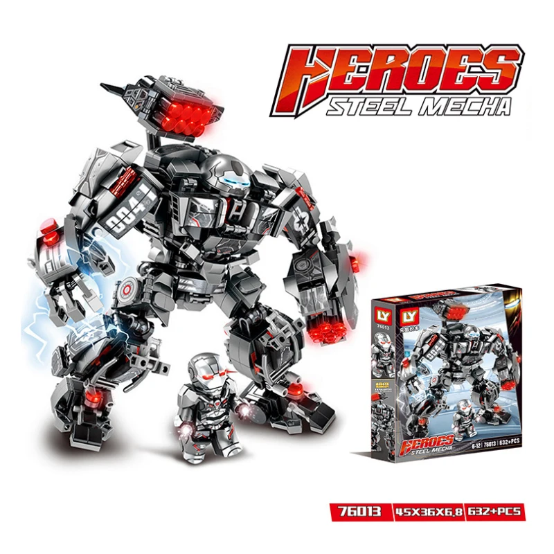 

New Marvel Avengers 4 Super Heroes Iron Man War Machine Robot Figures Building Blocks Bricks Kids Toys Building Blocks Toys