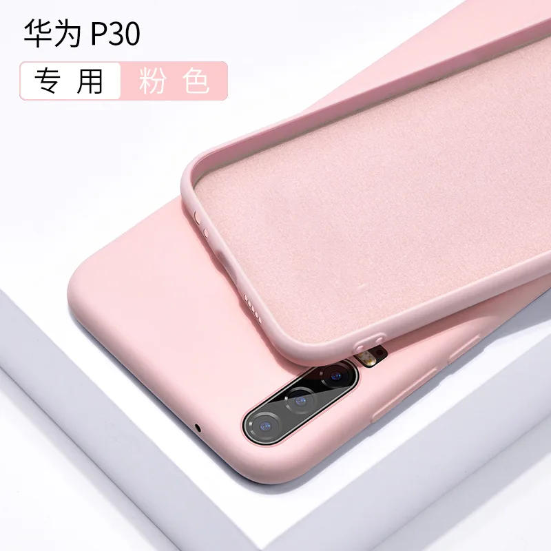 Для huawei mate 10 20 20X P20 P30 pro Lite Nova 3e черный синий красный розовый серый зеленый мягкий