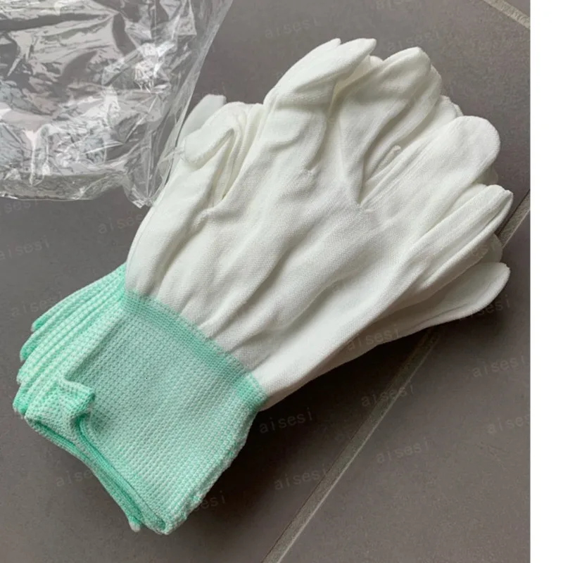 Перчатки садовые тонкие хлопковые 2 пары нейлоновые для работы в саду и