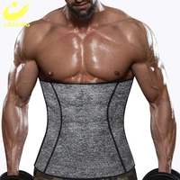 lazawg mens waist trainer belt slimming body shaper sauna sweat weight loss reduce corsets burner workout stomach belt