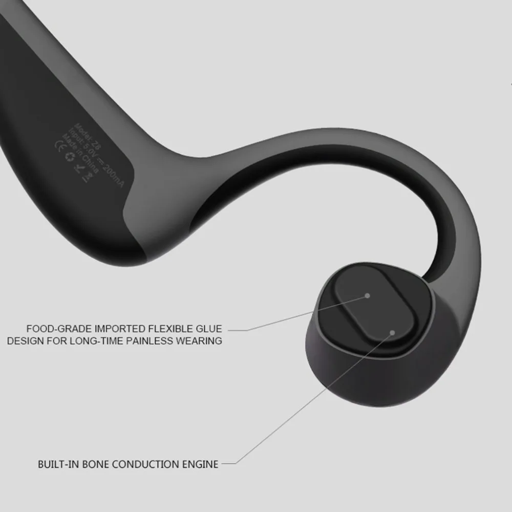 Tayogo S2 Bluetooth 5,0 Беспроводной наушники костной проводимости Спорт на открытом воздухе с защитой от пота, гарнитура с микрофоном, гарнитура