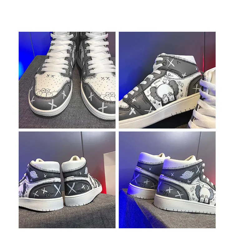 

Fashion Men Shoes New Men Casual Shoes High Top Sneakers Men Vulcanized Shoes Platform Sneakers Quality Mens Sneakers Masculinas