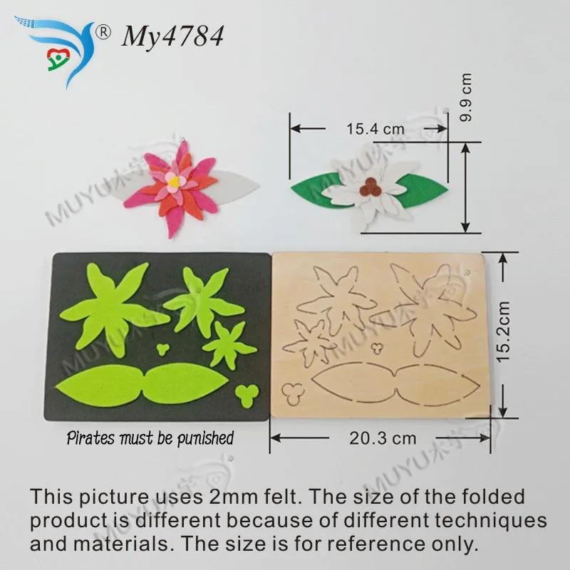 Снежинка muyu высечки -- новая деревянная форма для скрапбукинга Thickness-15.8mm | Дом и