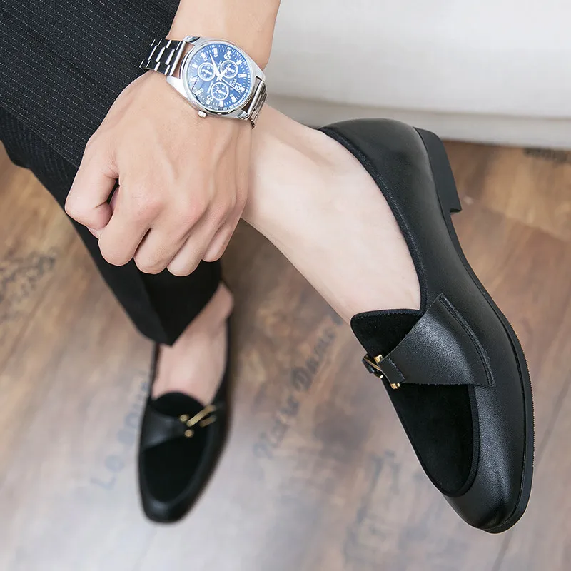 Деловые мужские туфли износостойкие Формальные тапочки брендовые Удобные